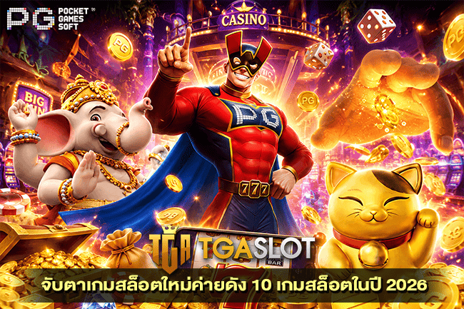 จับตาเกมสล็อตใหม่ค่ายดัง 10 เกมสล็อตในปี 2026