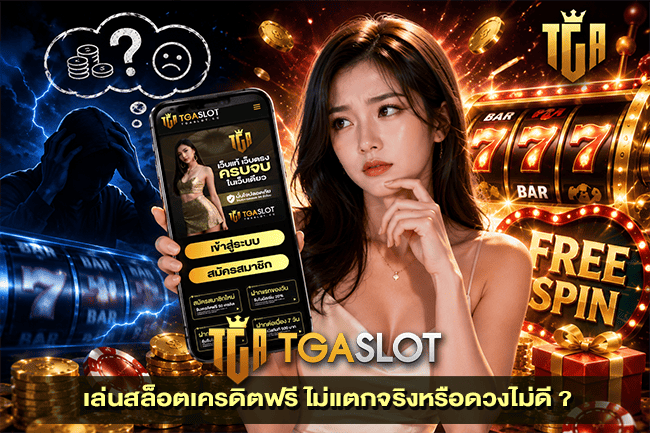 เล่นสล็อตเครดิตฟรี ไม่แตกจริงหรือดวงไม่ดี ?